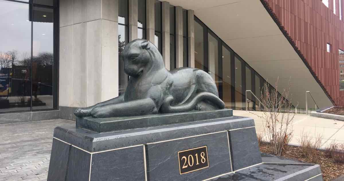 University of Michigan Museum of Natural History - Pumas Guards the Entrance