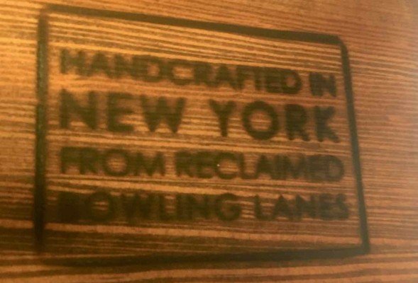 Ann Arbor Shake Shack - Handcrafted from Reclaimed Bowling Alley