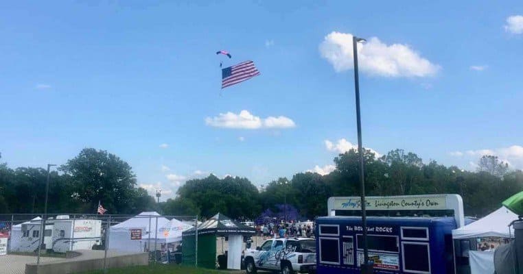 Michigan Challenge Balloonfest - Skydiver