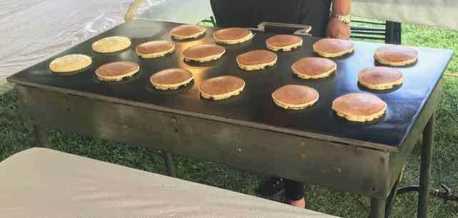 YpsiFest - Pancake Breakfast - on the Griddle