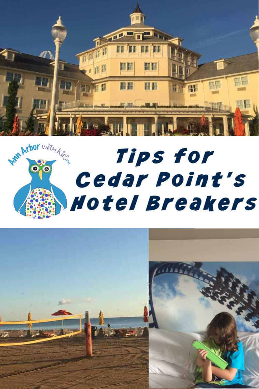 Cedar Point Hotel Breakers Tips - Pinterest Image