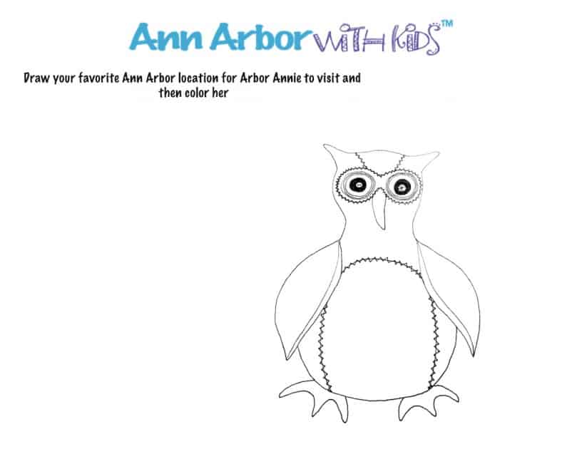 Arbor Annie Coloring Sheet