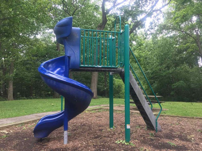 Ann Arbor's Fritz Park Playground Profile - Slide