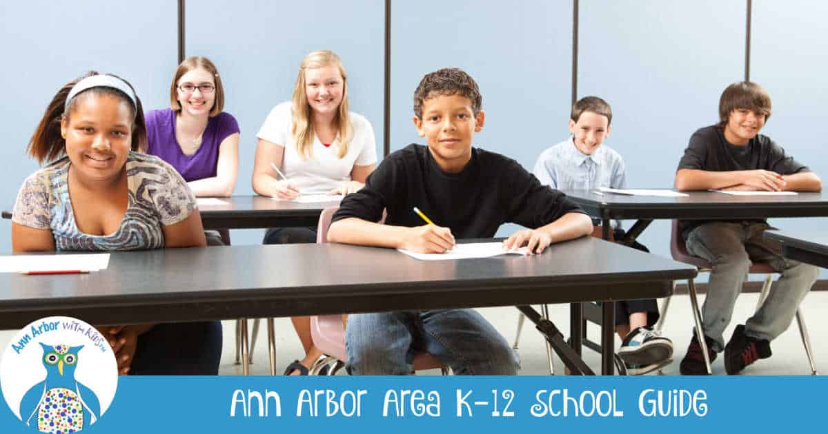 Ann Arbor Area K-12 School Guide - Teens sitting in classroom