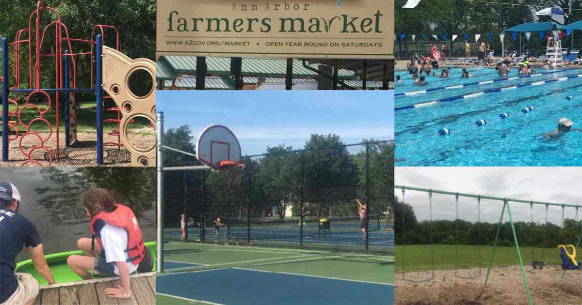 Ann Arbor Parks Collage