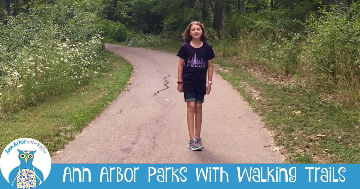 Ann Arbor Playgrounds with Walking Trails