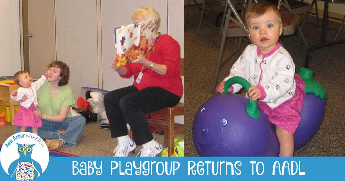 Baby Playgroup Returns to Ann Arbor District Library