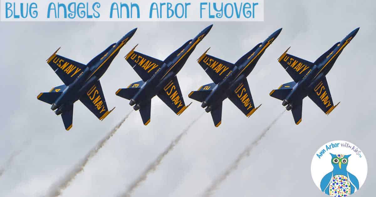 Ypsilanti & Ann Arbor Blue Angels Flyover