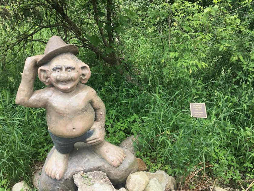 Dexter's Mill Creek North Playground - Dexter's Friendly Troll