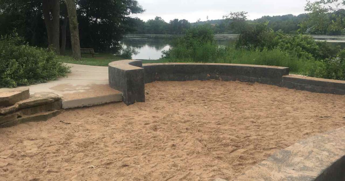 Gallup Park Centennial Playground - Sand Box