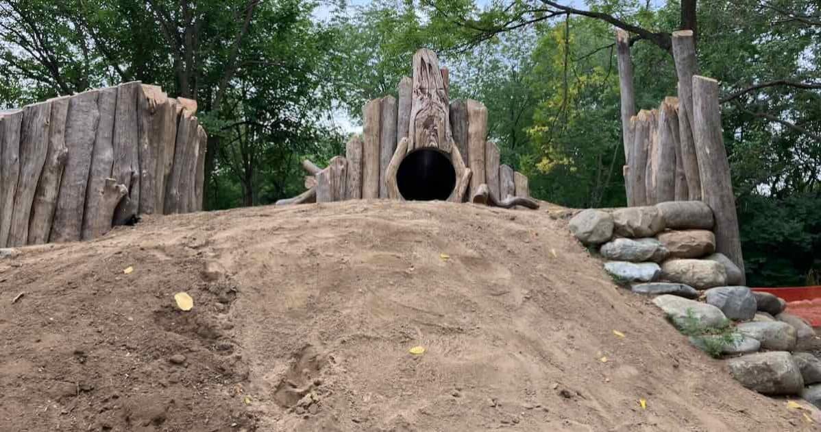Leslie Science & Nature Center - Nature Playscape - Location of Preschool slide to be added