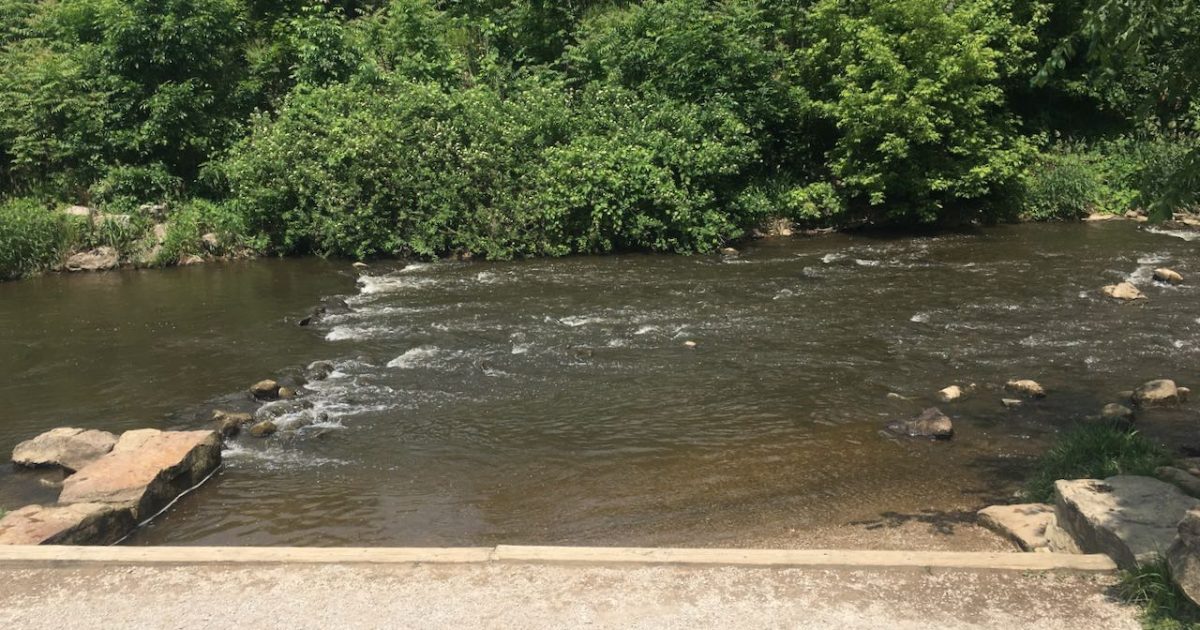 Mill Creek North Park Wading Entrance