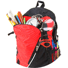 Backpack with School Supplies
