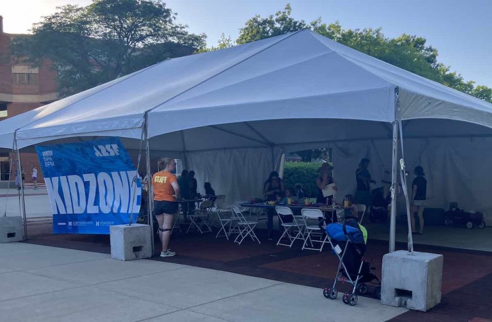 Top of the Park Kids Guide - Kidzone Tent