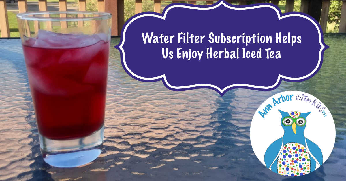 Water Filter Subscription Helps Us Enjoy Herbal Iced Tea